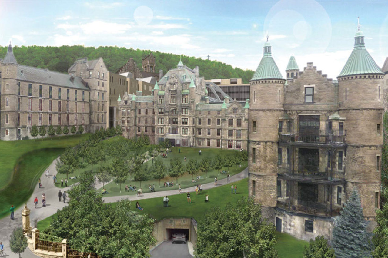 Image du projet de réaménagement de l’Université McGill du Royal Vic.